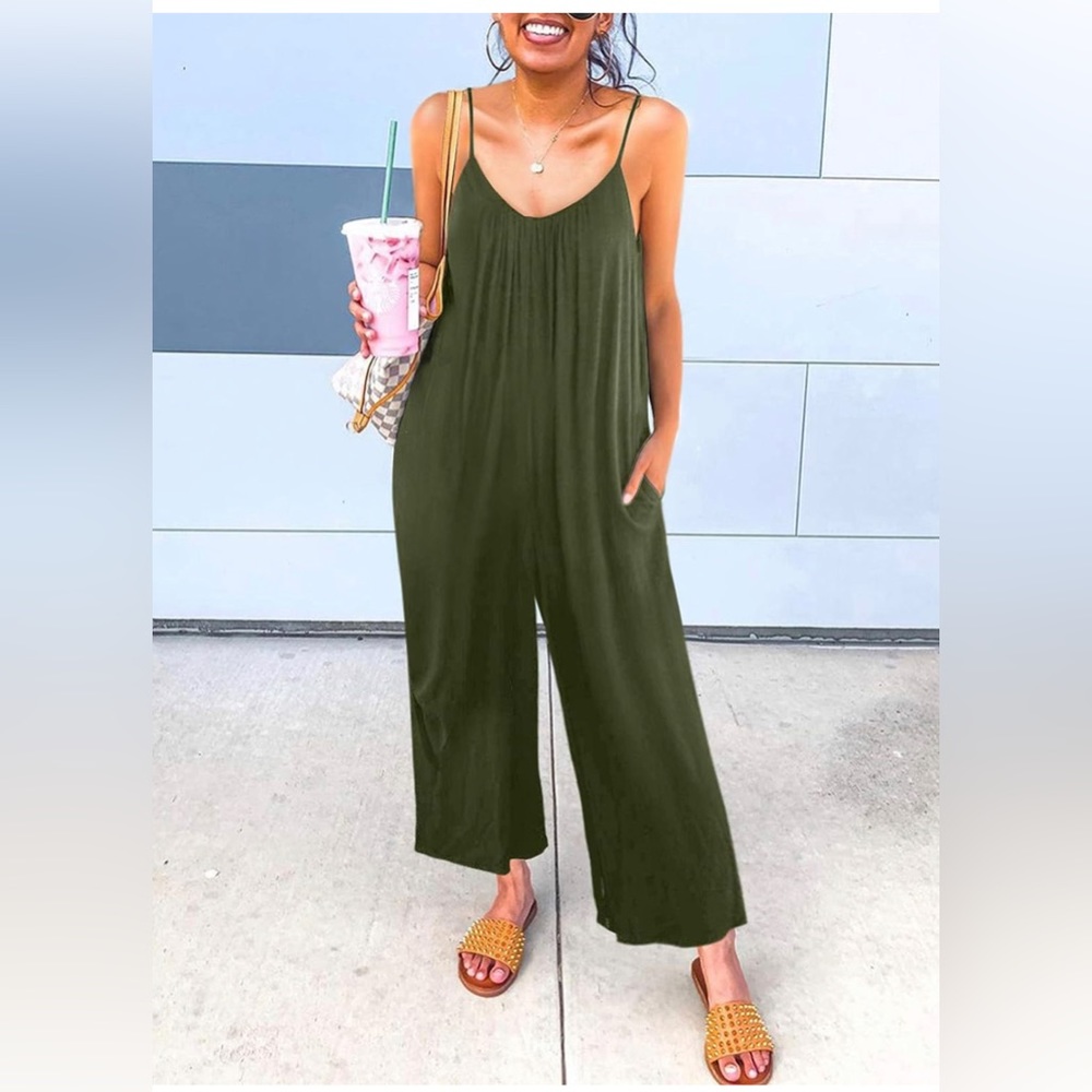Green soft romper